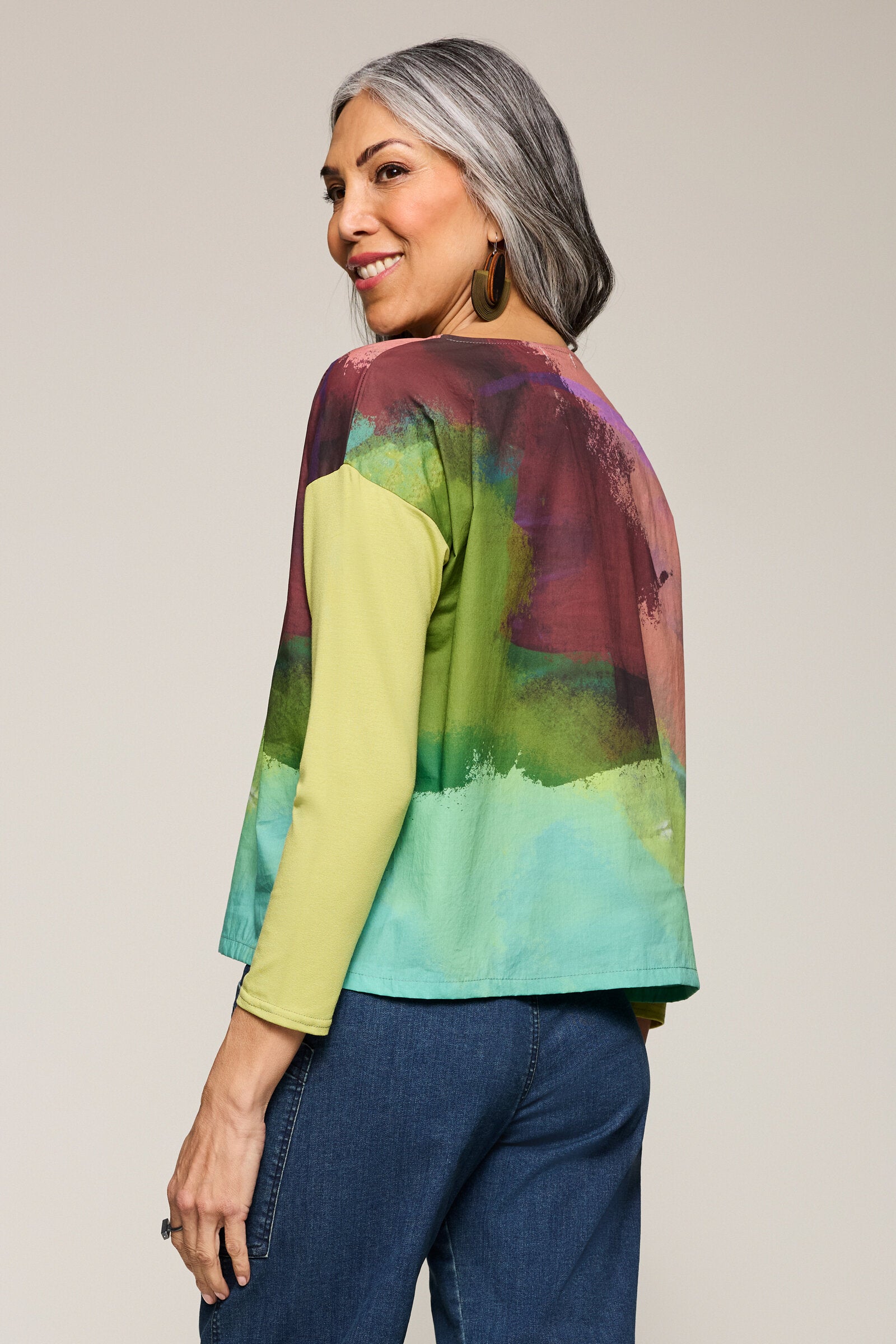 Mixed Media Melange Shirt