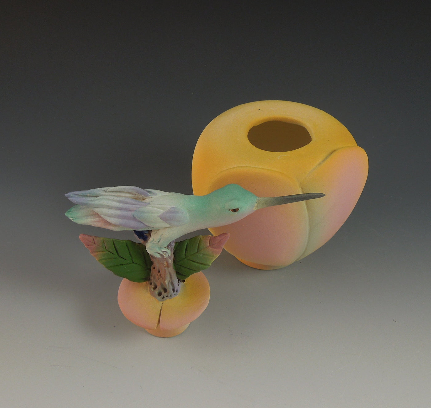 Hummingbird Peach Box II