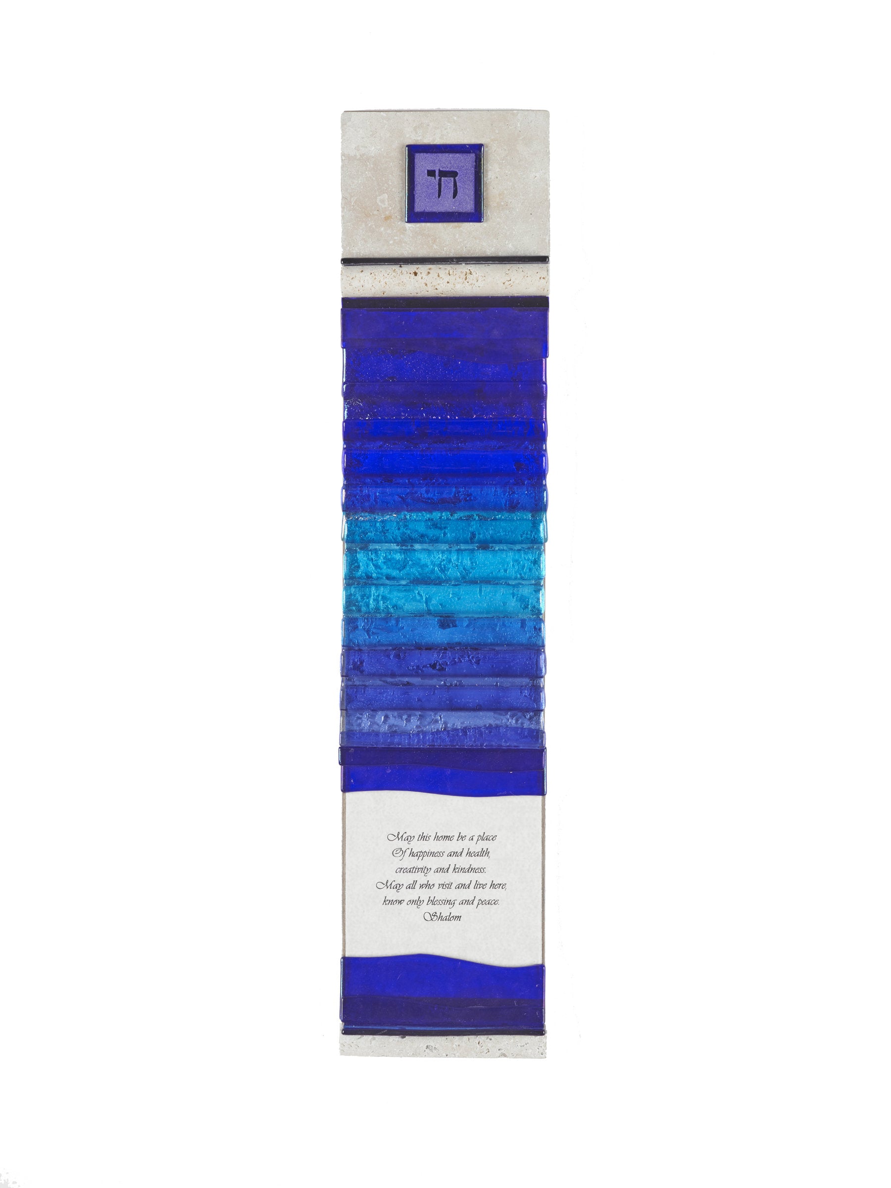 Blue Blessing Art Plaque