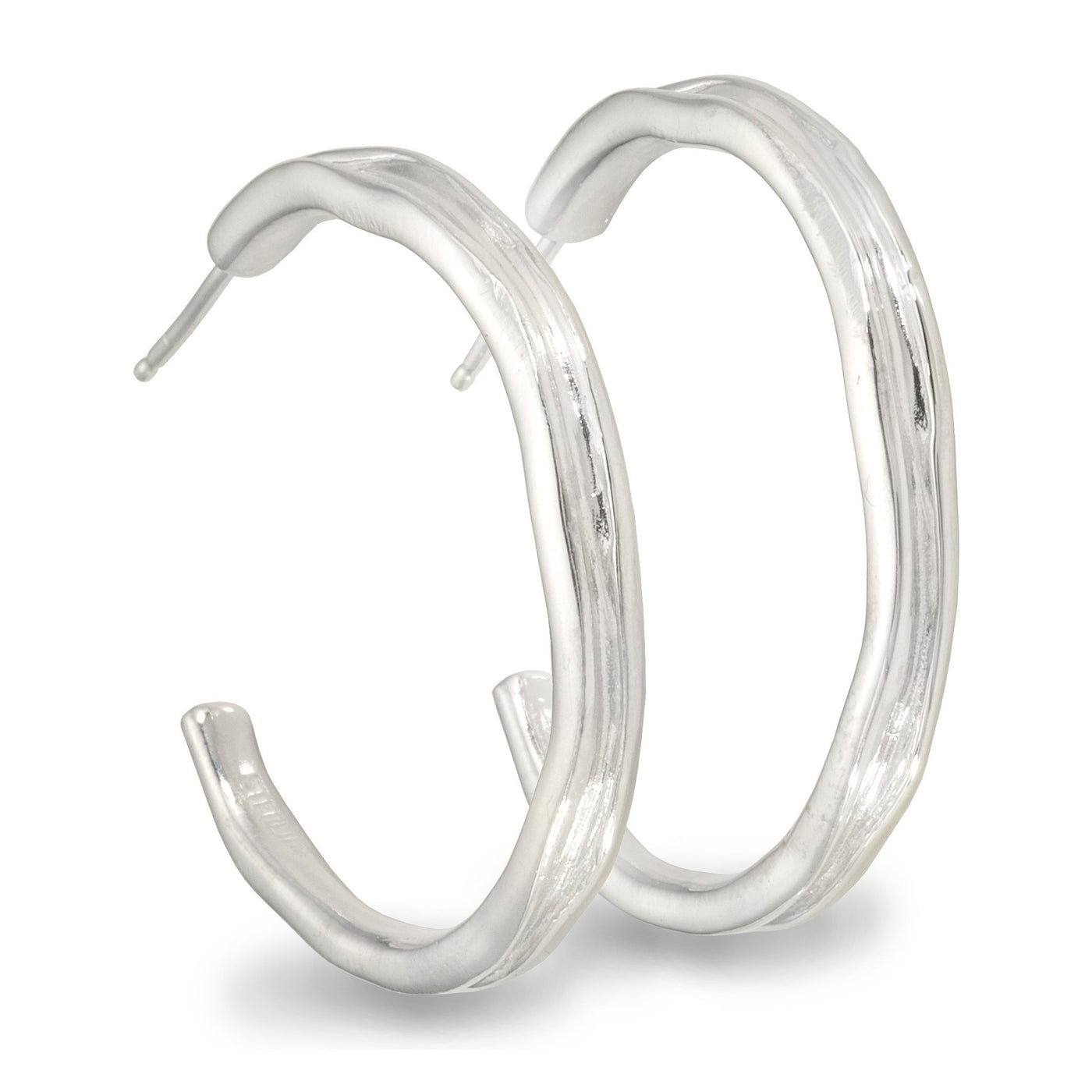 Silver Water Hoops