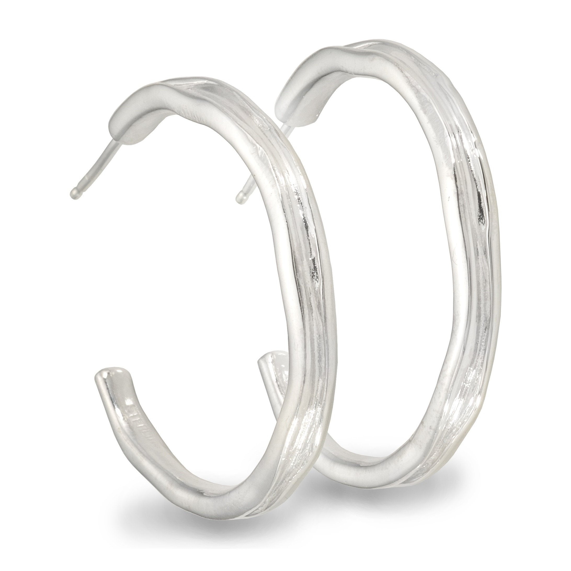 Silver Water Hoops