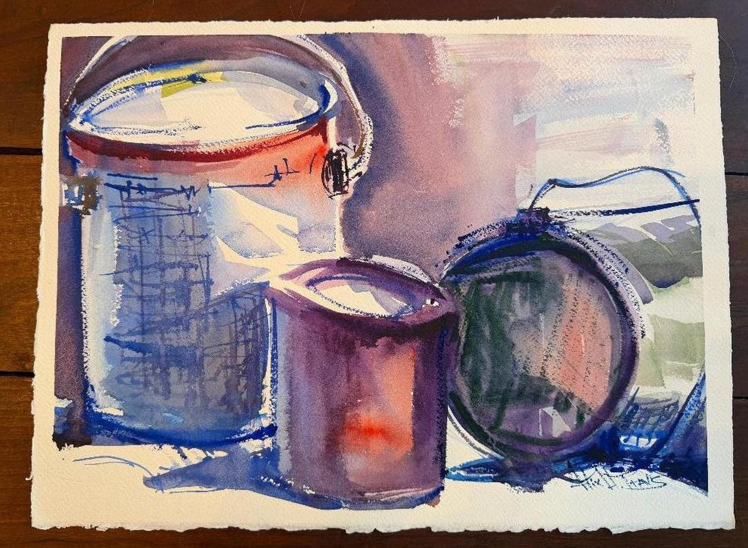 Paint Cans, Red