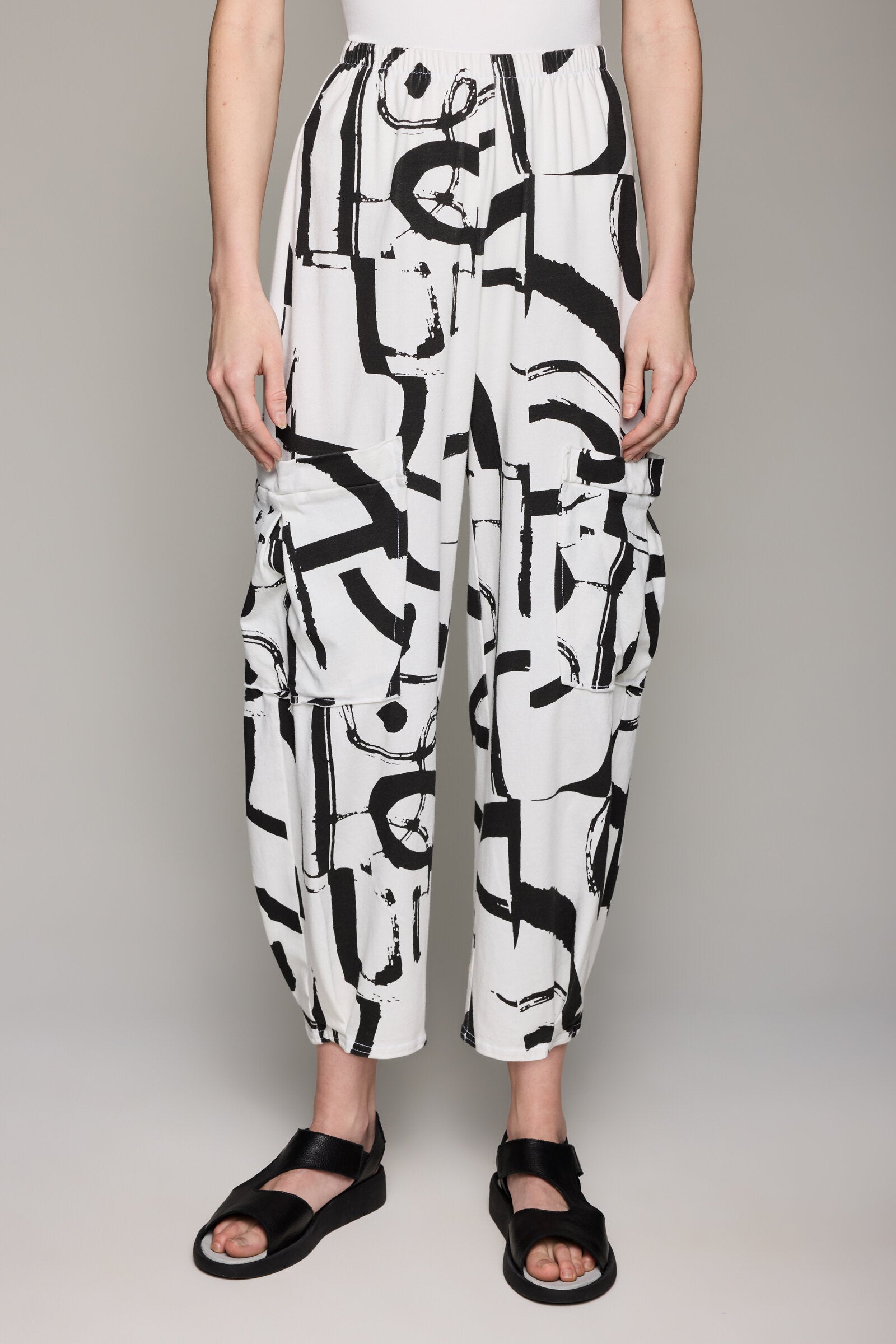 Side Pocket Crop Pant