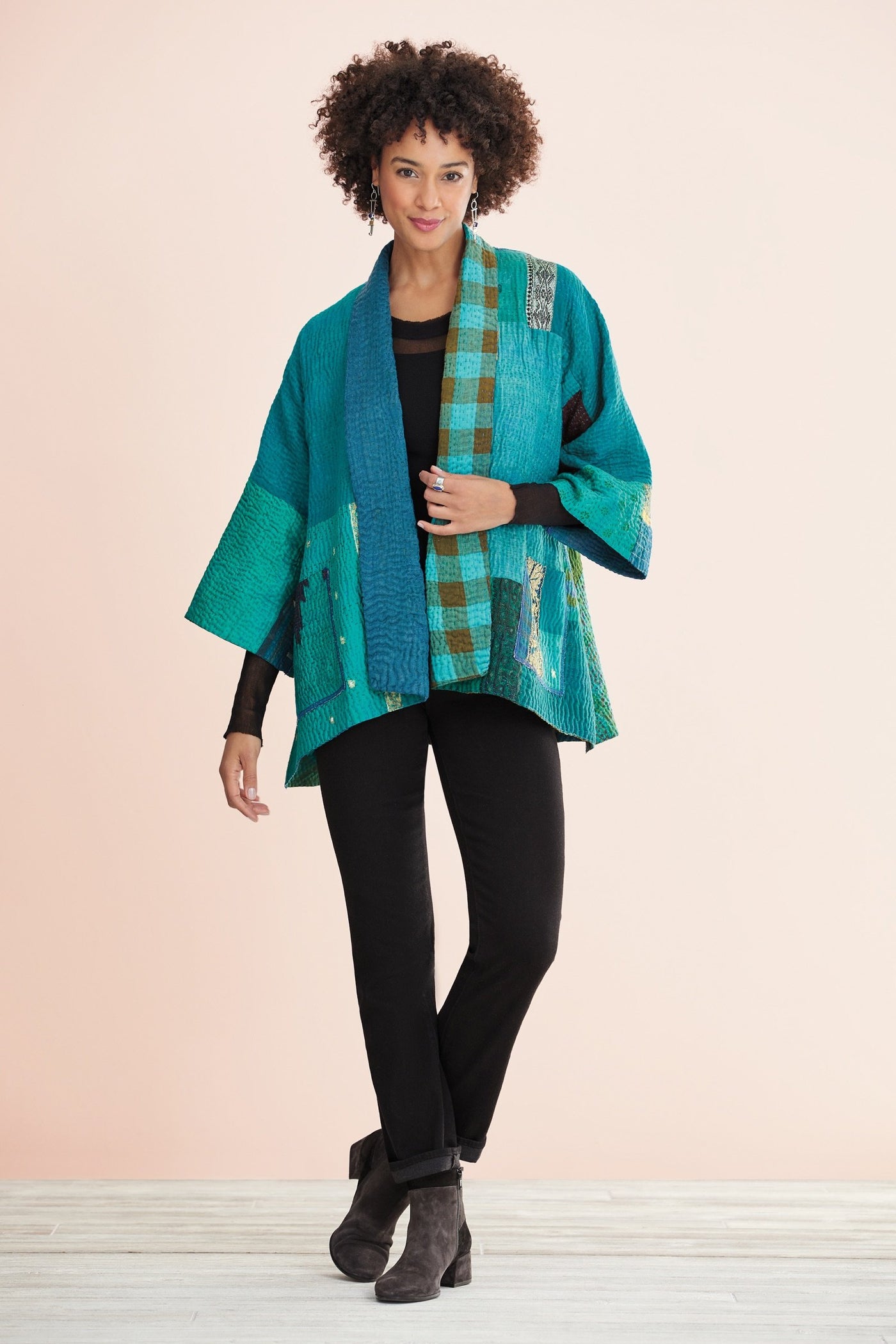 calypso, side 1, shown with the runaround sue straight leg jeans by parker smith and the alexy boot by homers
