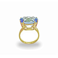 Aquamarine Aqueduct Ring