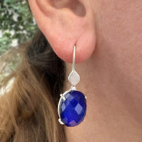 Lapis Doublet Azores Earrings