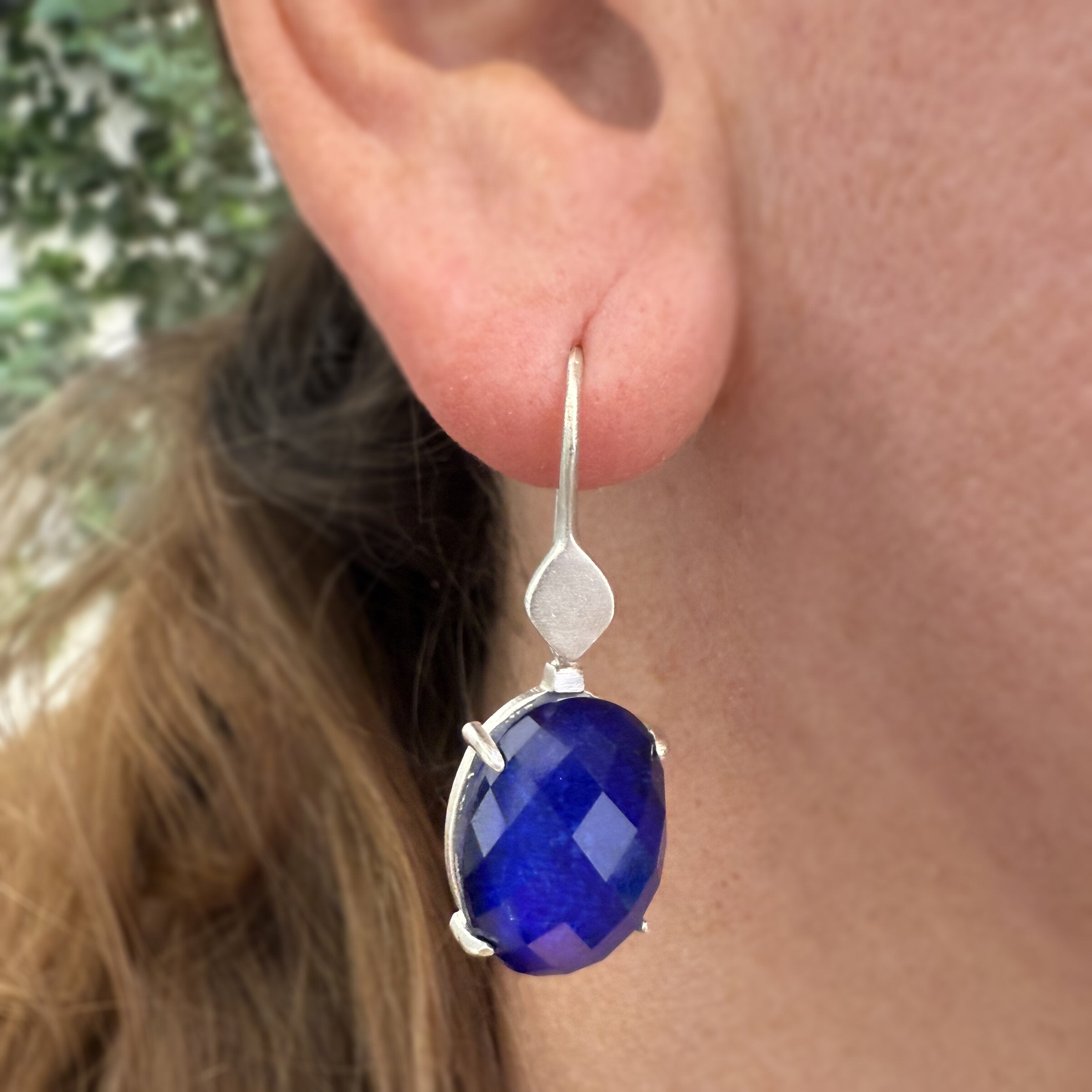 Lapis Doublet Azores Earrings