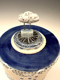 Mountain Monsoon Lidded Vessel