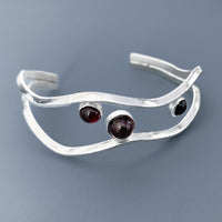 Garnet Wave Cuff