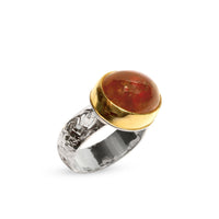 Orange Garnet Ring