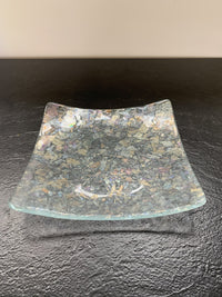Gold Glass Bird Crystal Place Setting
