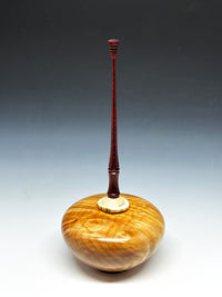 Curly Maple Lidded Vessel | Photo by John M. Russell