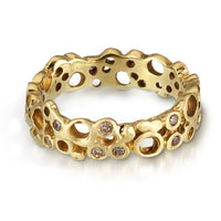 Diamond Scribble Ring