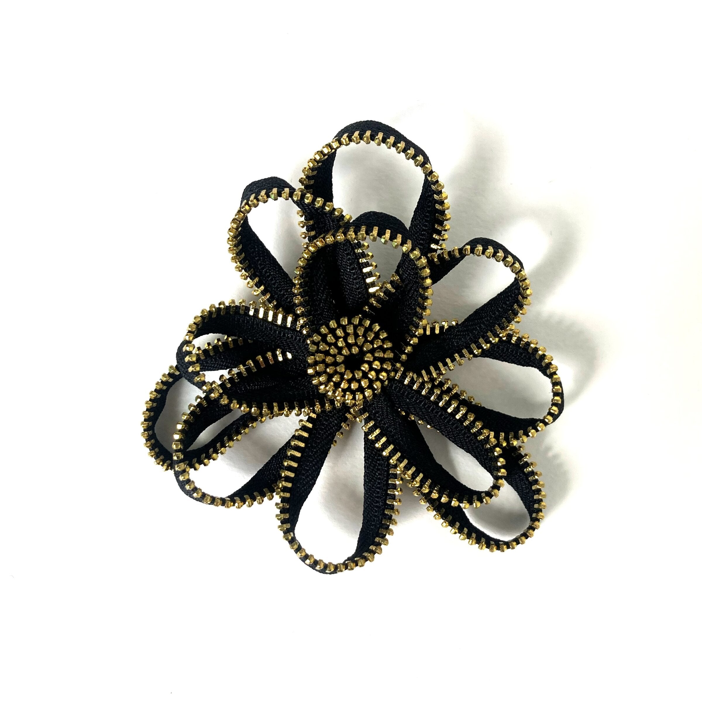 Black Gerbera Flower Pin