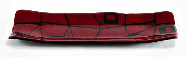 red on black