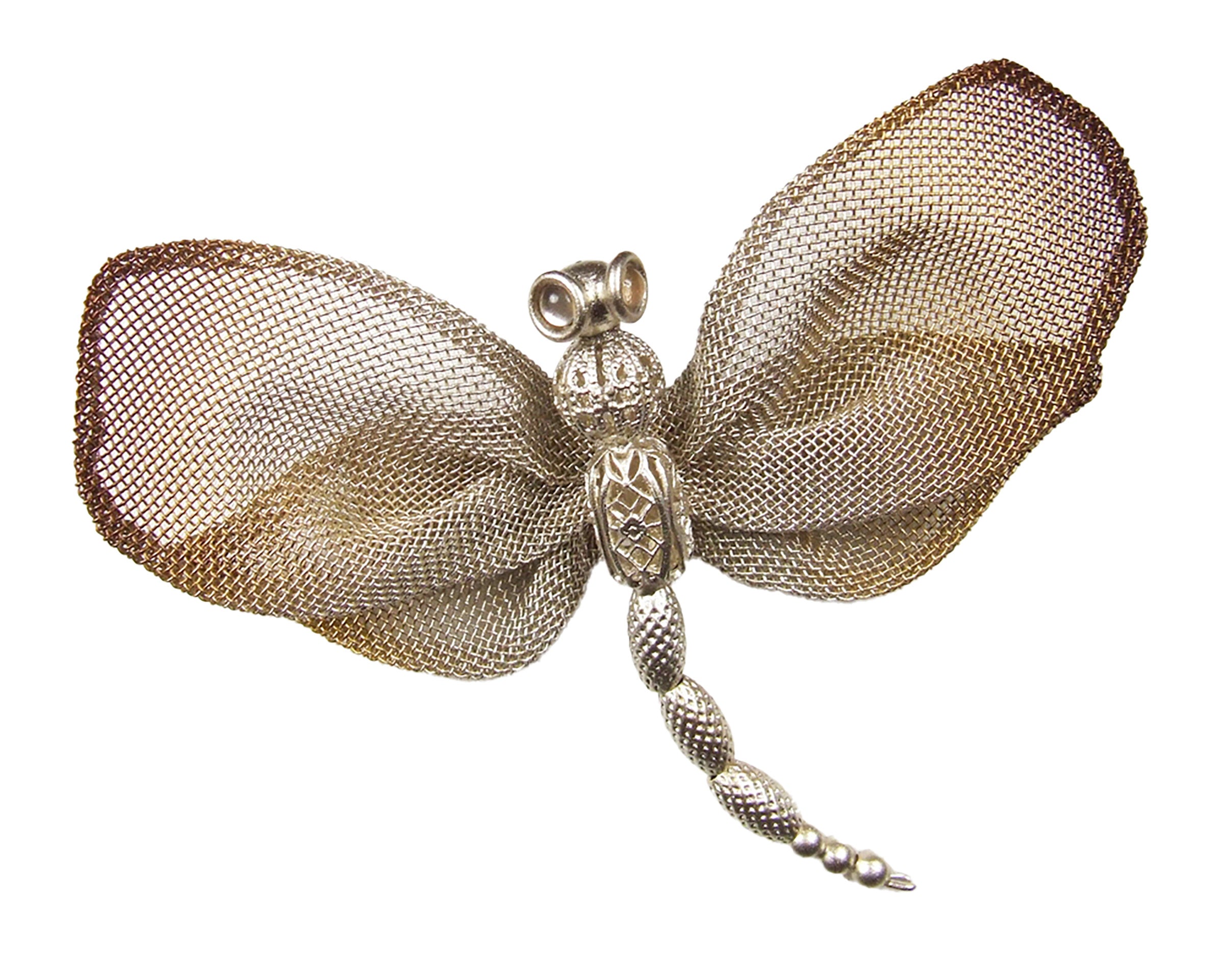 Silver with Butter & Brown Wings