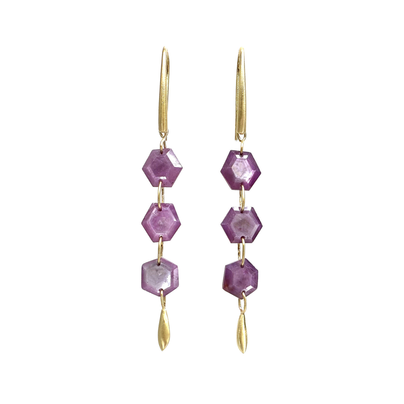 Ruby Cascade Earrings