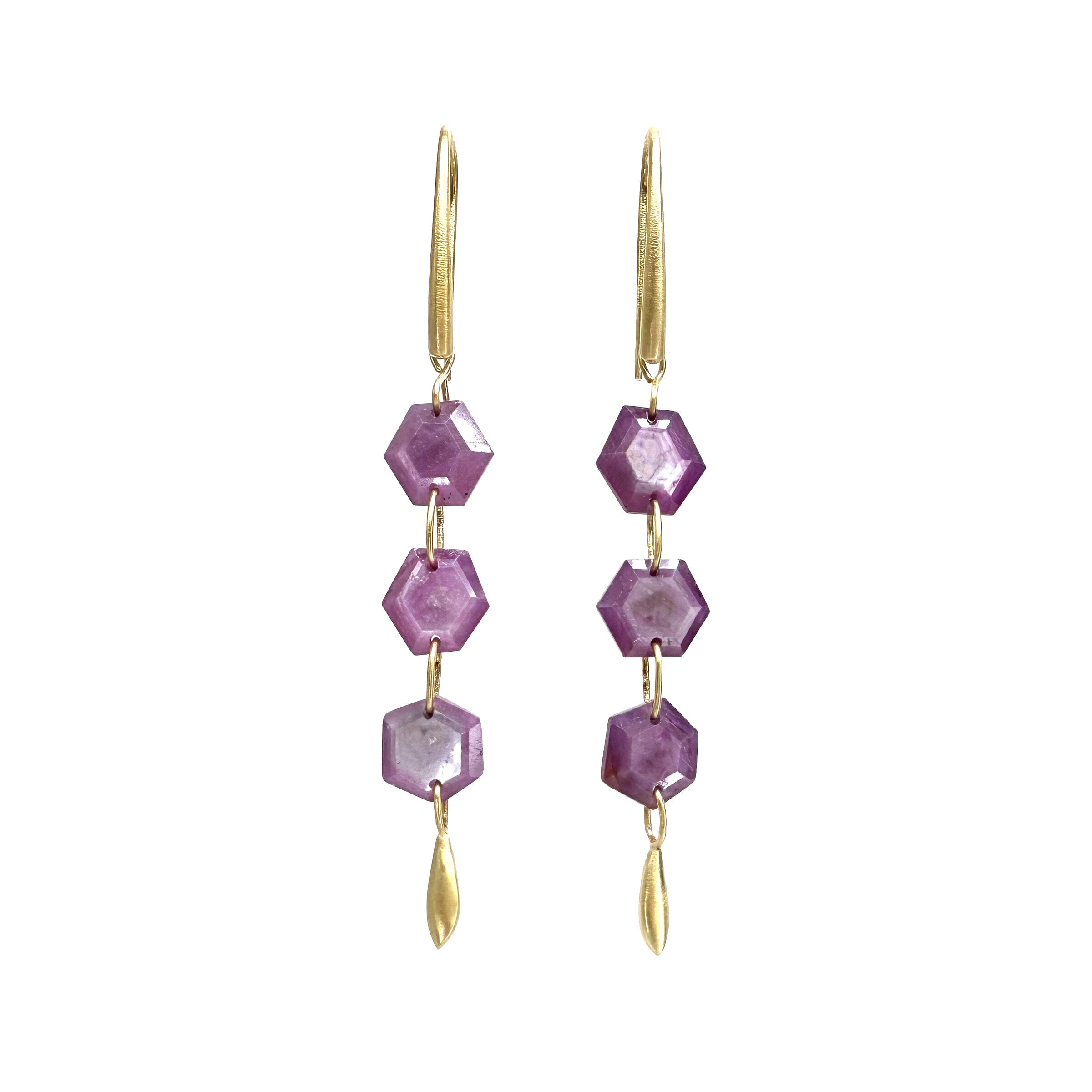 Ruby Cascade Earrings