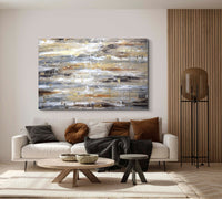 Strata in Brown and Tan