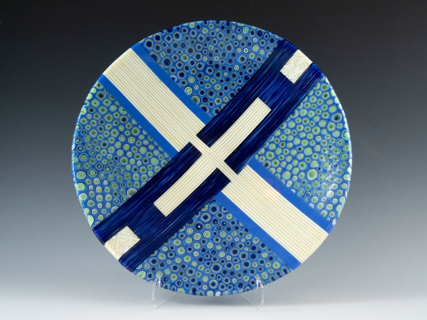 Cobalt Mint Murrini Bowl