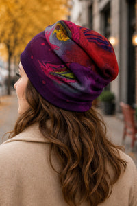 Hand-Painted Wool Hat