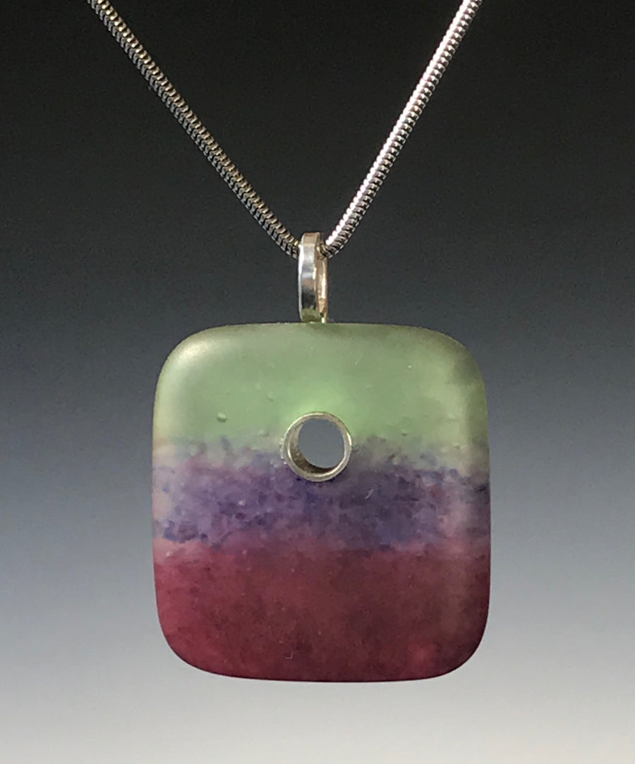 Square Landscape Necklace