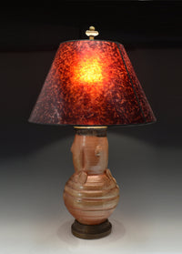 Handmade, Wheel Thrown Stoneware Lamp 56