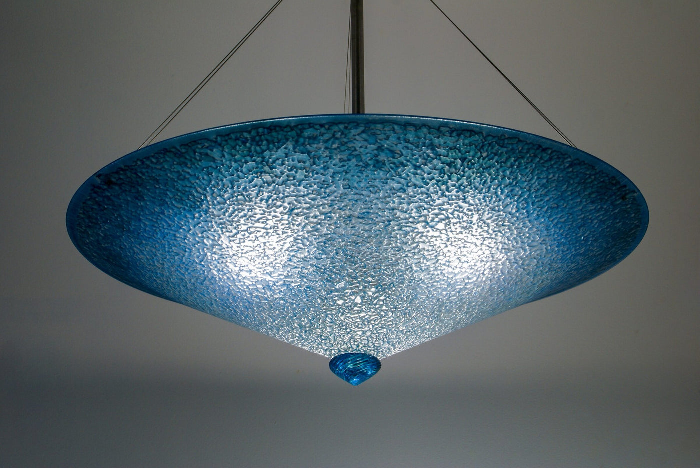 Deep Aqua Fade Pendant Chandelier