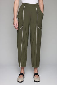 Contrast Stitch Jersey Pant