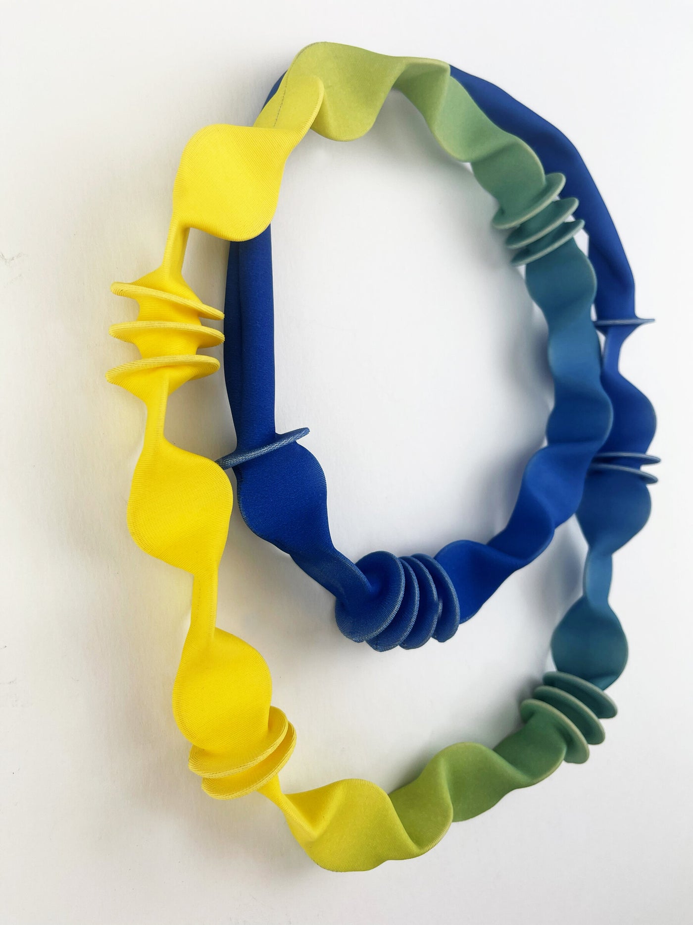 Multicolor Sculptured Necklace