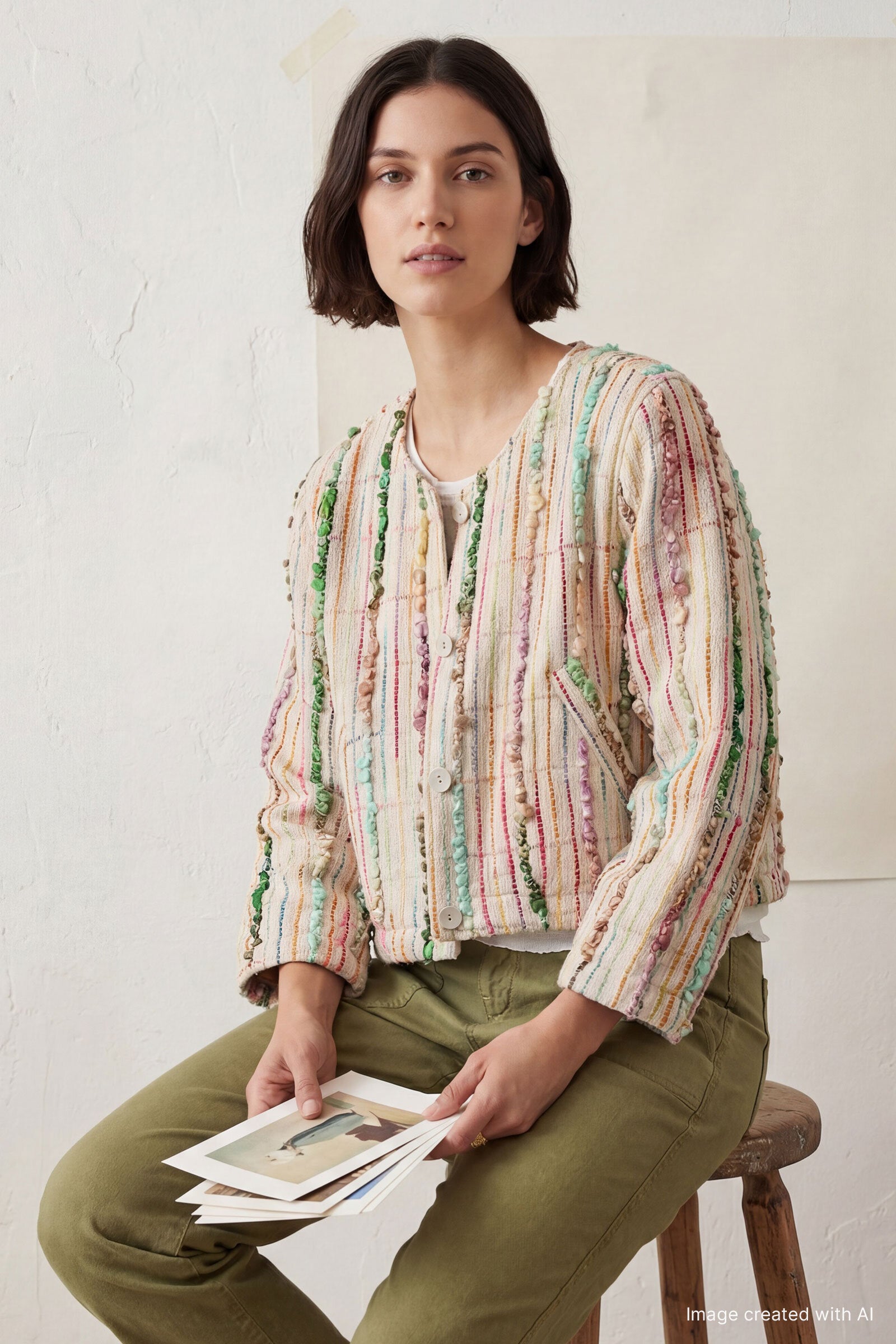 Rainbow Stitch Jacket