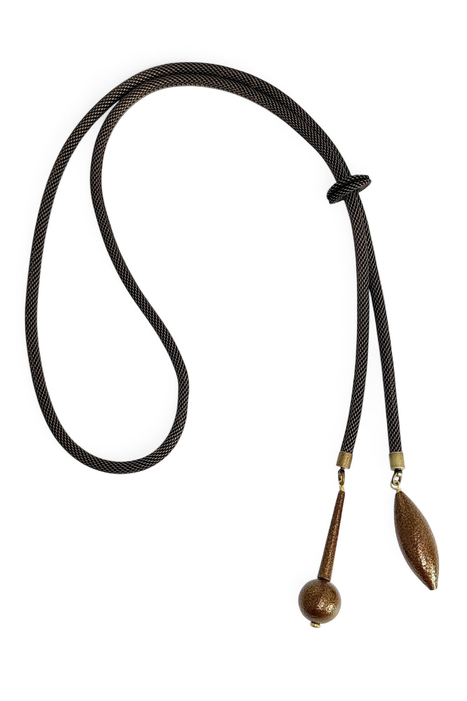 Mesh Bolo Necklace