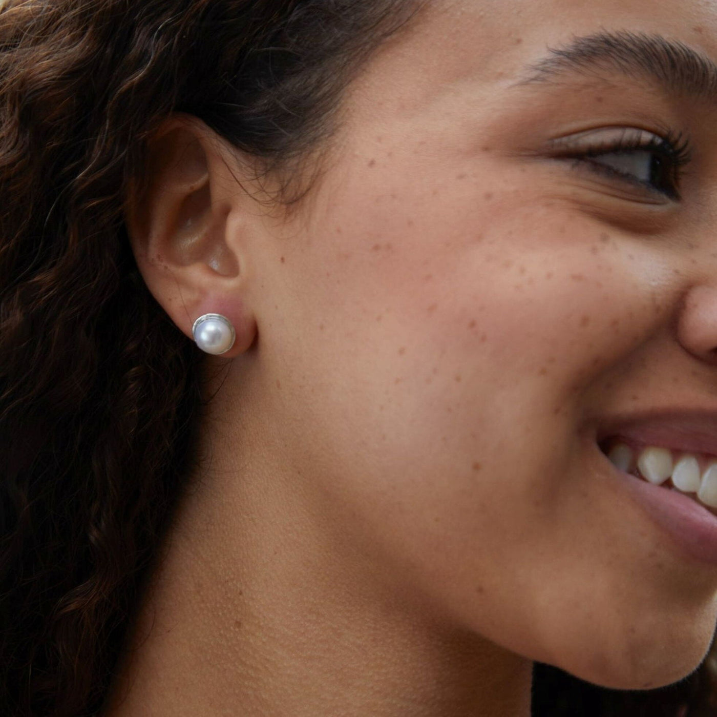 Pearl Stud Earrings