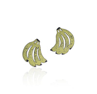 Large Banana Stud Earrings