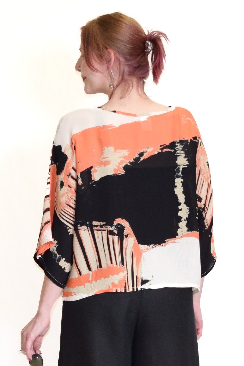 Cropped Dolman Pullover