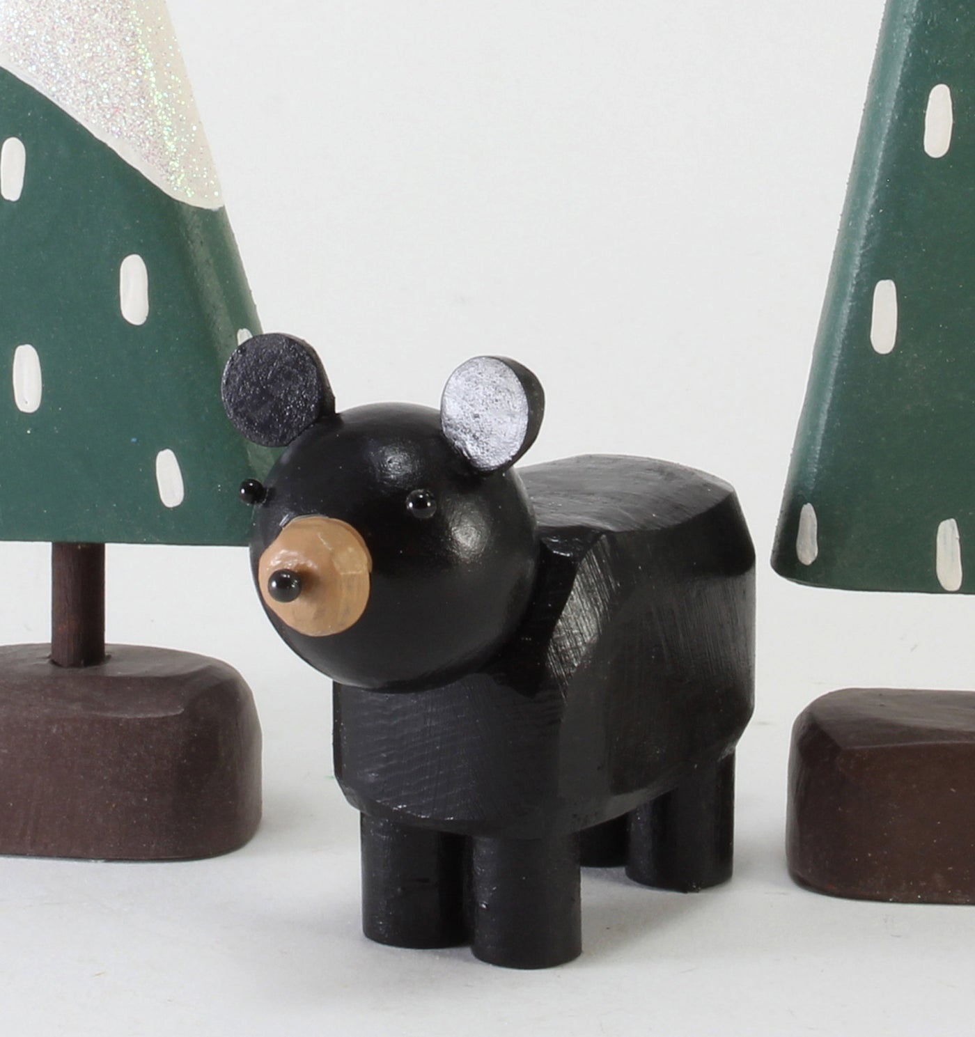 Winter Forest Scene Animals