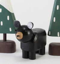 Winter Forest Scene Animals