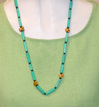 Teal Spark Necklace