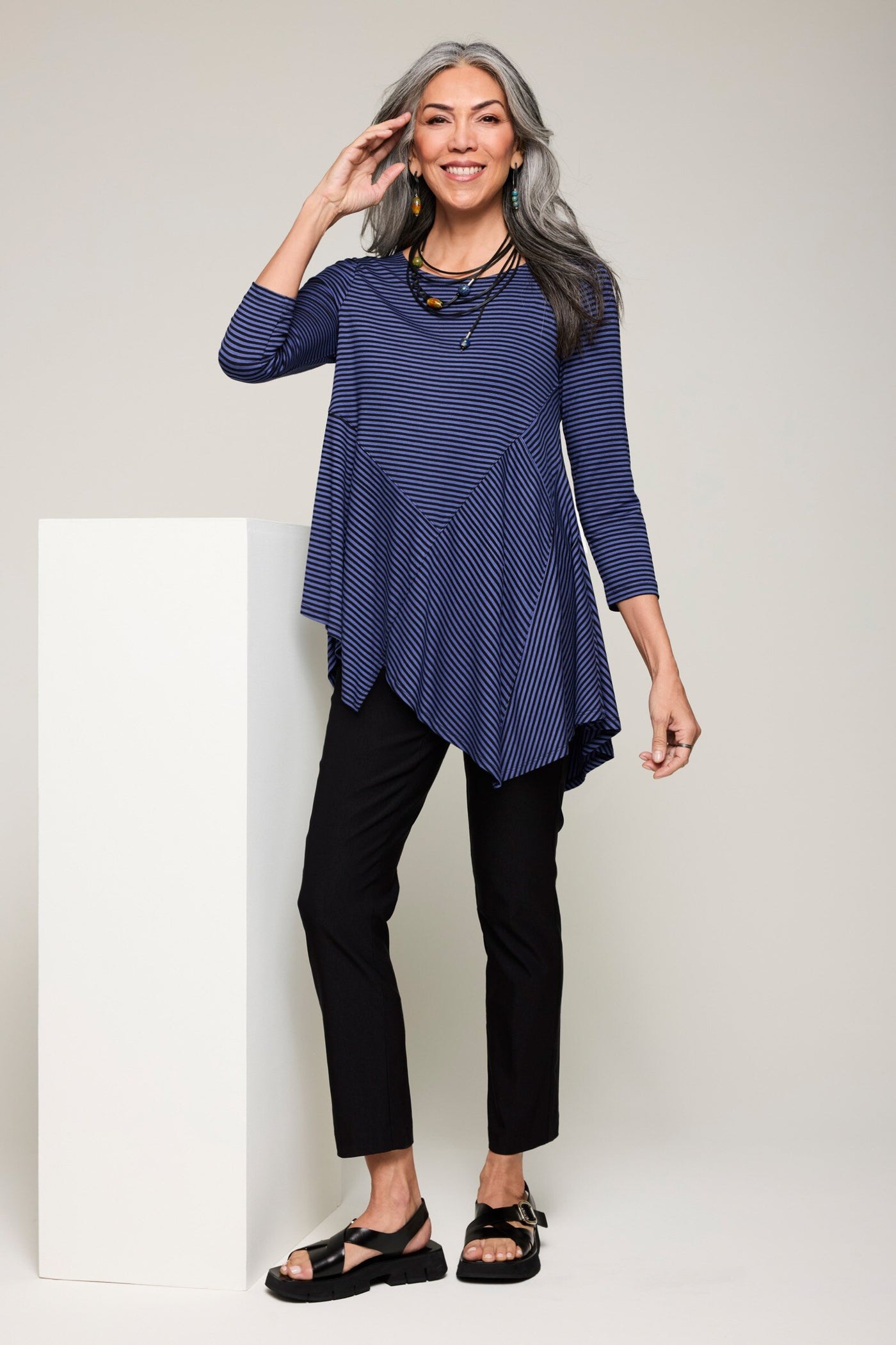 Periwinkle Blue Stripe