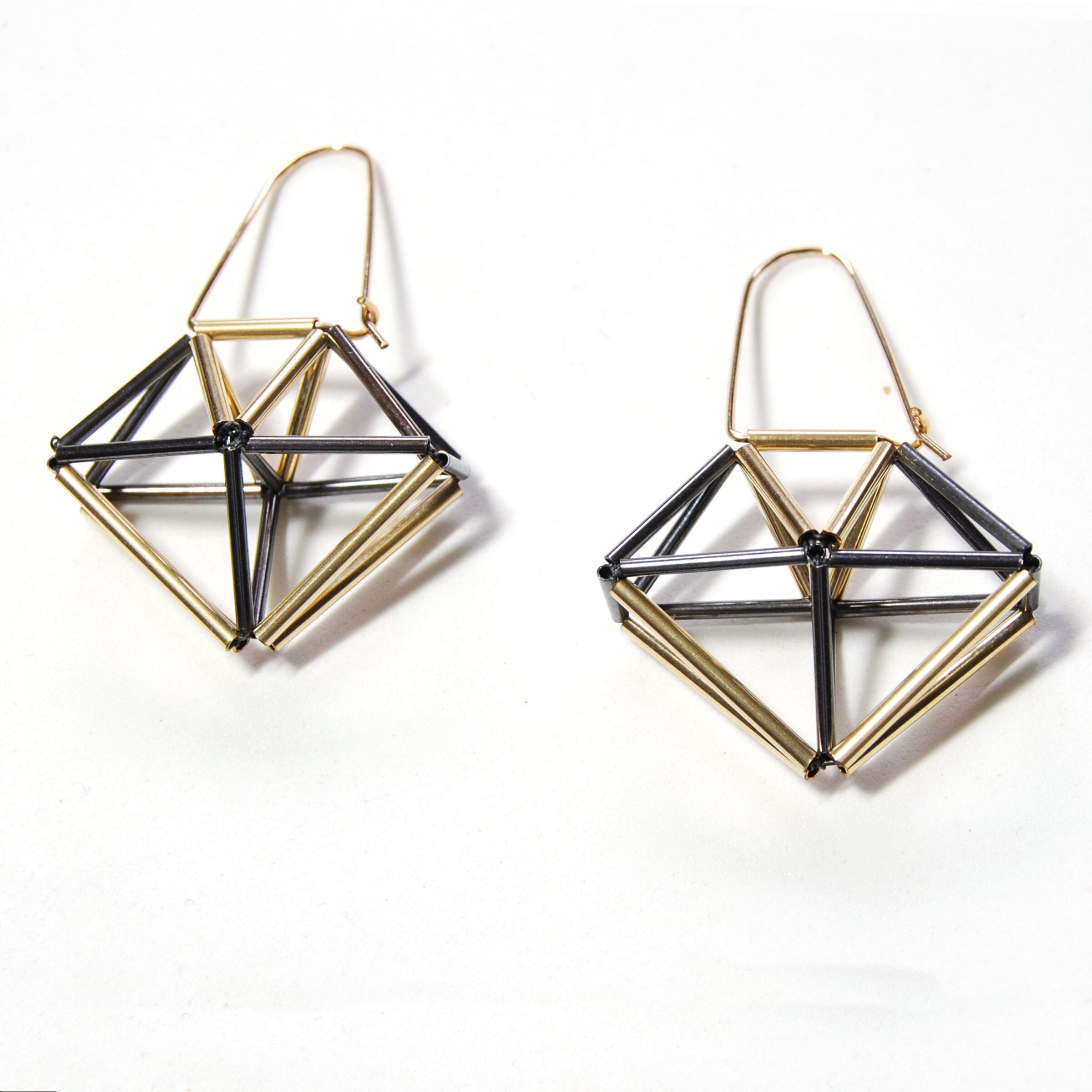 Flat-Top Diamond Earrings