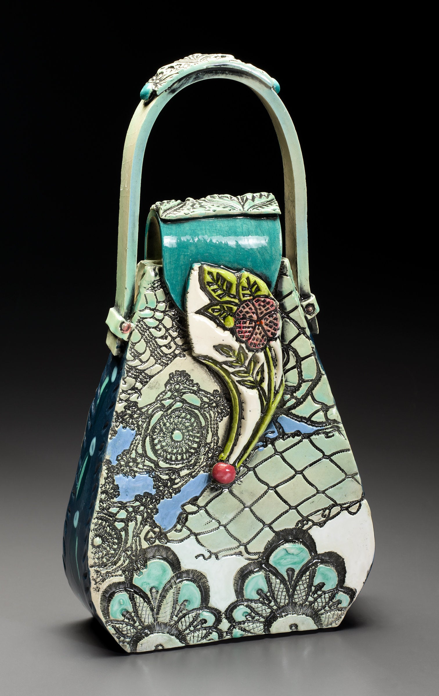 Tall Ceramic Pocketbook