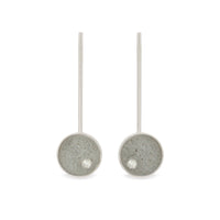 Sterling Silver with Gray Concrete
