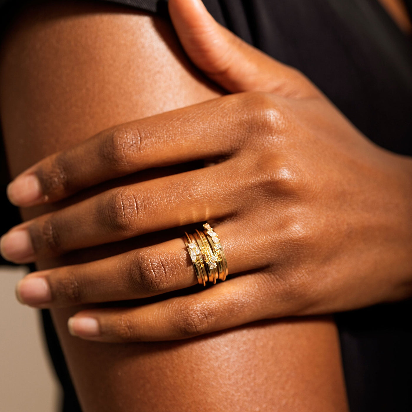 Lattice Knife Edge Stacking Ring