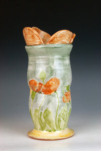 Pastel Poppy Vase
