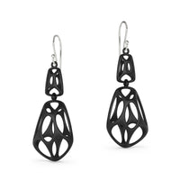 Black & Silver Ear Wire