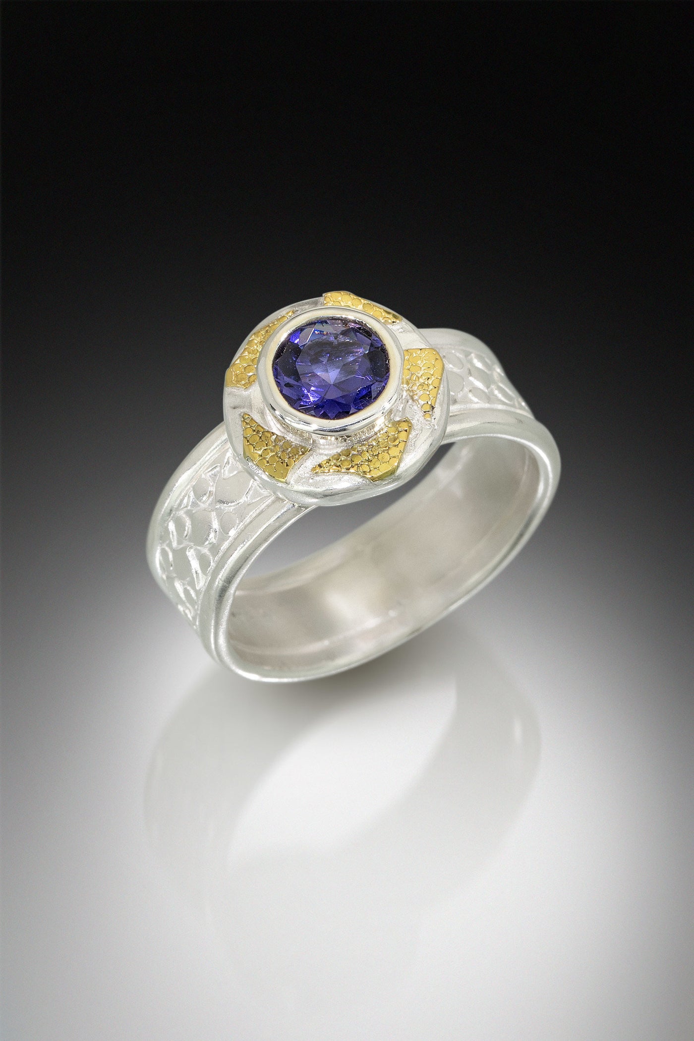 Happy Iolite Ring