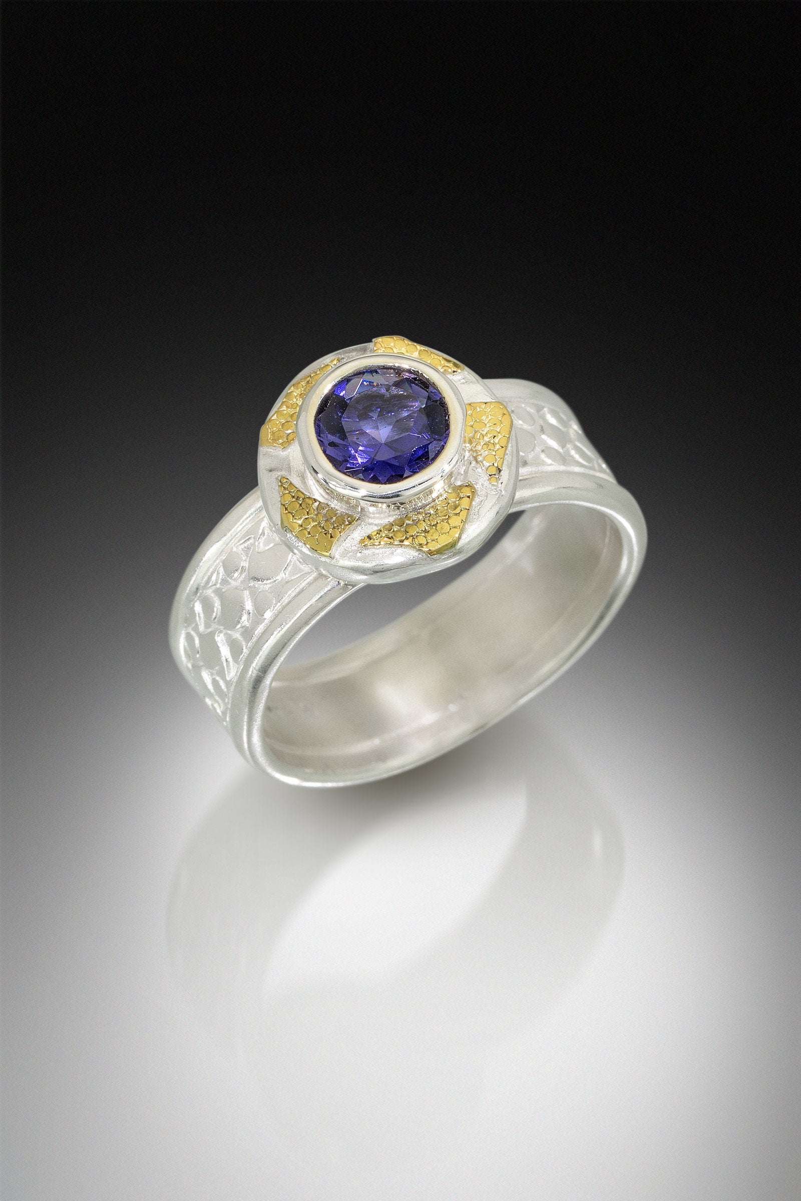 Happy Iolite Ring