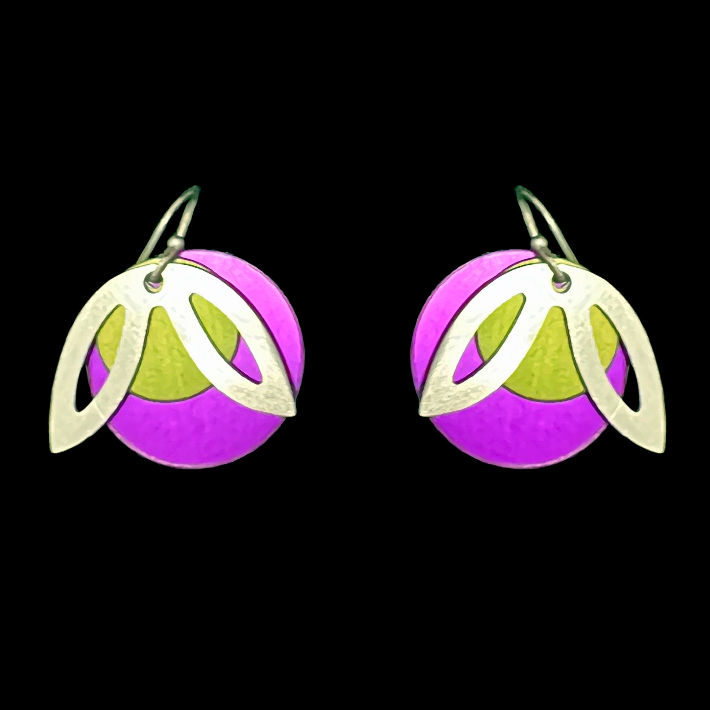 Violet/Lime Green