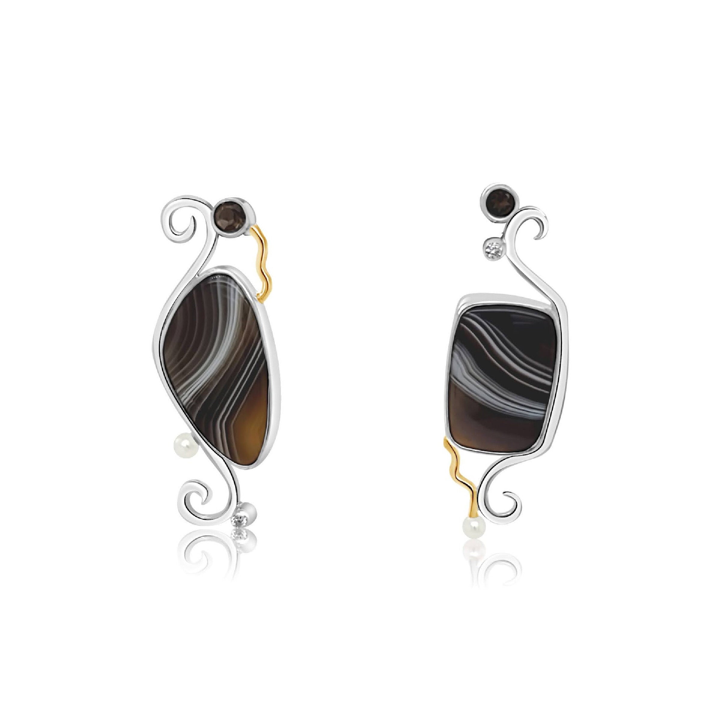 Botswana Agate Earrings