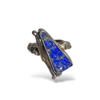 Druzy Lapis Sticks & Stones Statement Ring